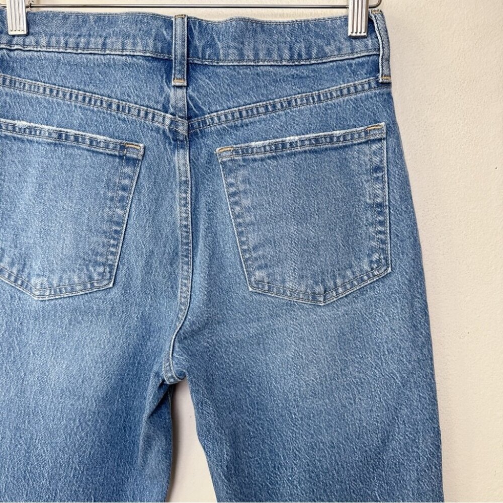 Gap Womens 26 Cheeky High Rise Straight Leg Medium Wash Jeans - Picture 14 of 16